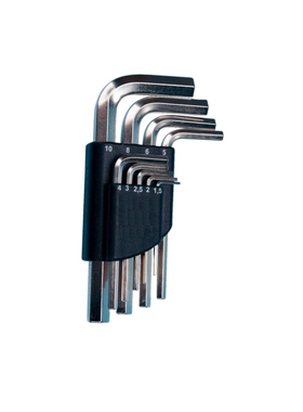 德国进口滑动式内六角扳手组套短款 9件套 I071531100  I71531100