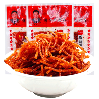 毛湘德香菇丝辣条面筋素肉