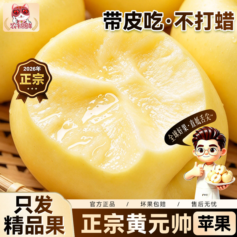 黄元帅苹果，新鲜现摘