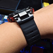 shock配件mtg 适配卡西欧MTG B1000硅胶表带g b1000防水运动表带