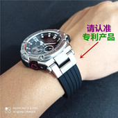 W100 适配卡西欧GST b100双保险扣硅胶表带 S120 W130L S130 S110