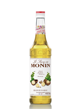 莫林MONIN夏威夷果风味糖浆700ml