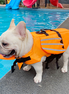 宠物救生衣狗狗游泳衣服柯基法斗泰迪巴哥中小型犬玩水专用夏装