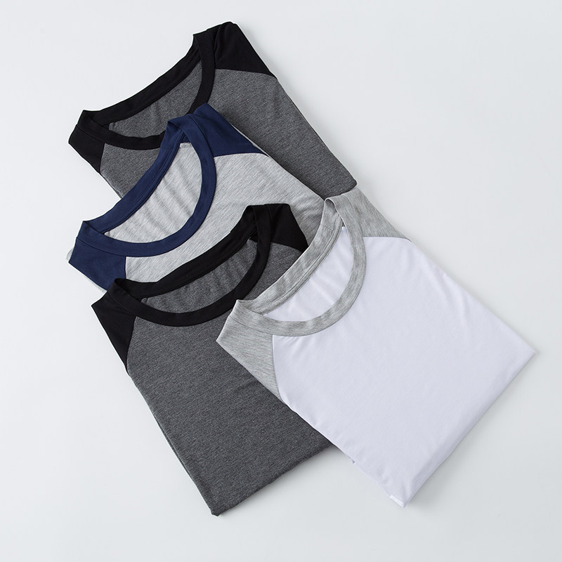 MODAL BASE LAYER MENS SPRING FALL LONG SLEEVE MENS T-SHIRT LARGE SIZE CAN BE WORN OVER CASUAL LOUNGEWEAR PAJAMA TOPS