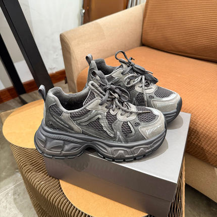 老爹鞋女款2025新款冬9833-9A厚底巨好看今年流行爆款加绒运动鞋