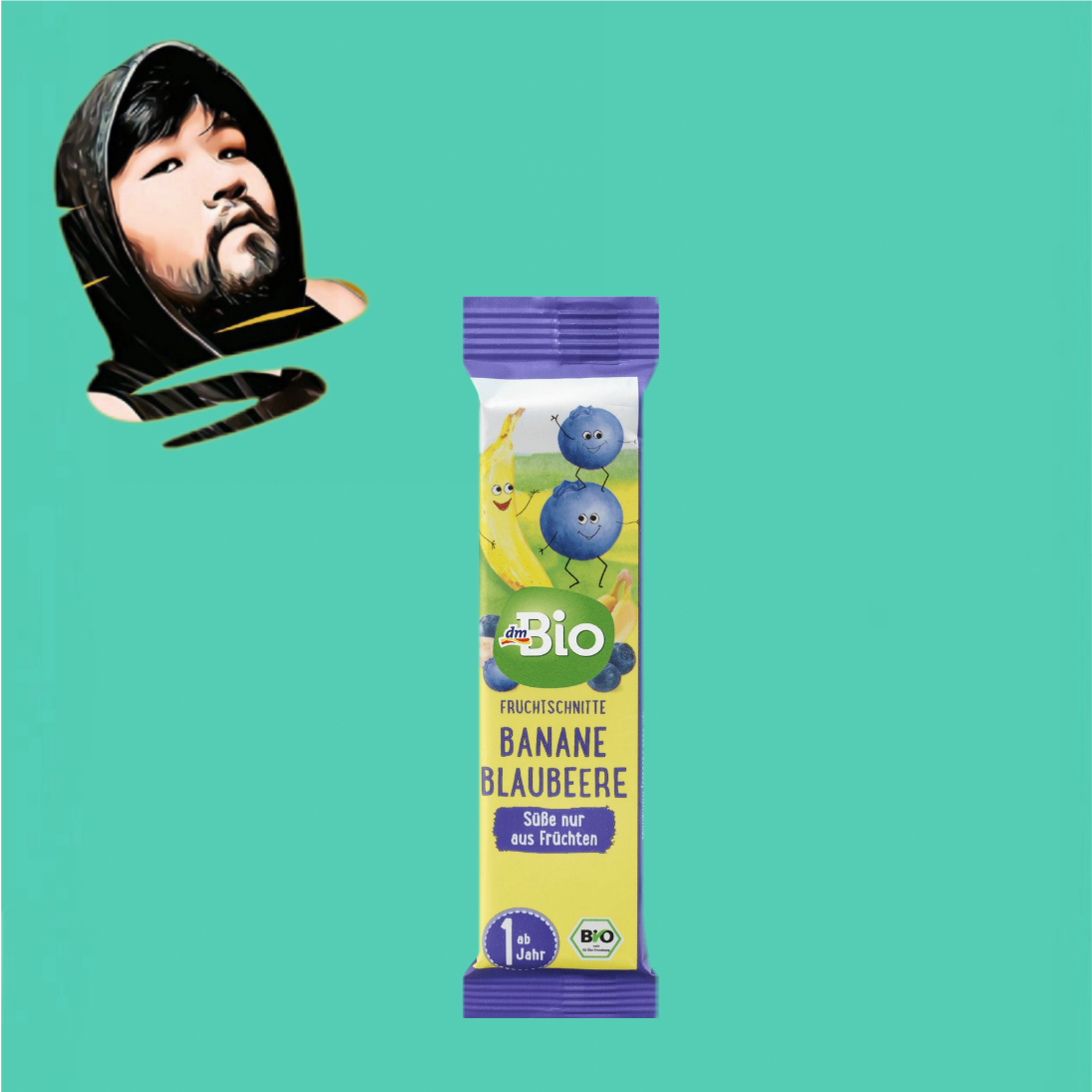 德国直邮【全场满300包邮】dm bio1岁+有机香蕉蓝莓水果棒3个*25g