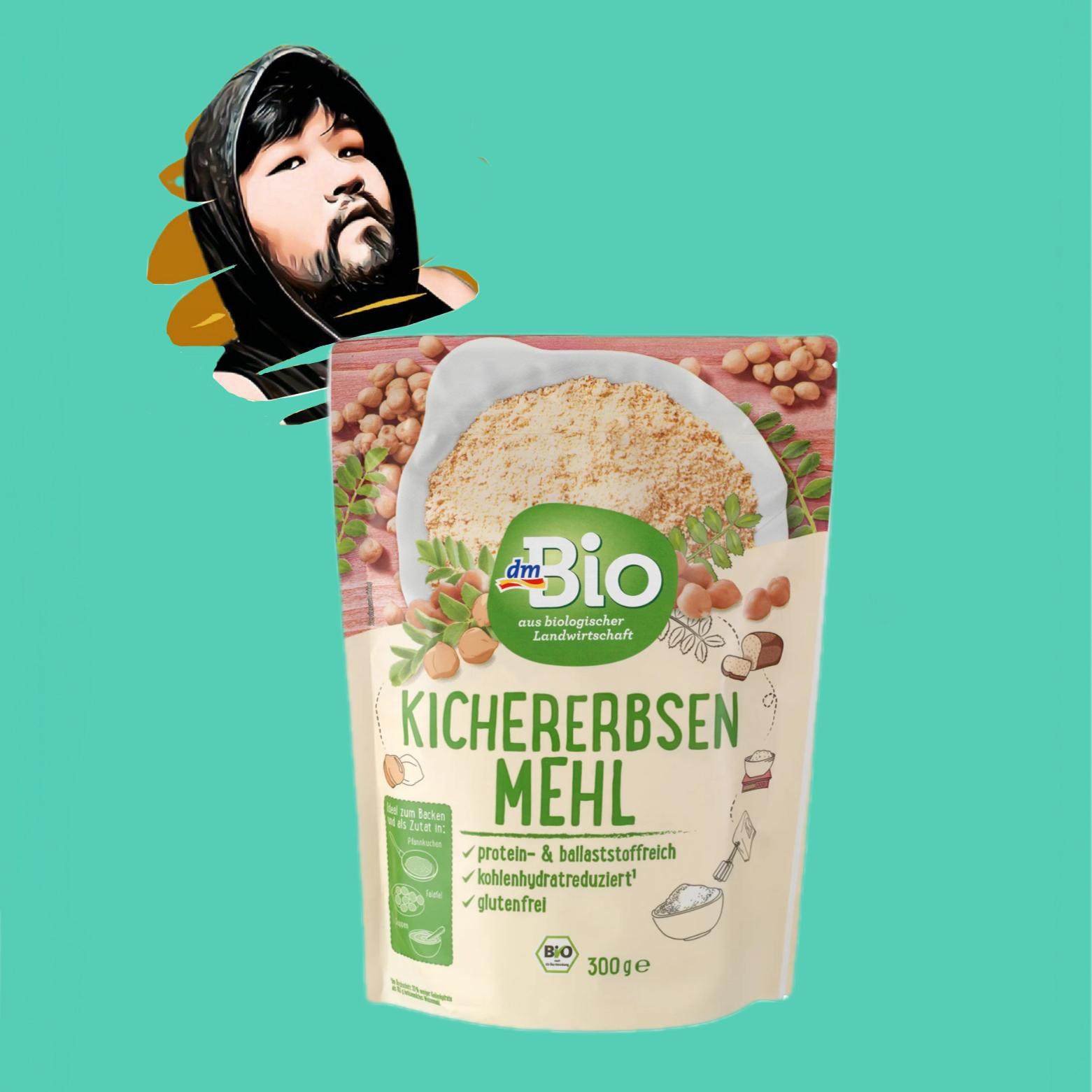 换图德国直邮【全场满300包邮】dm bio有机无麸质鹰嘴豆粉300g