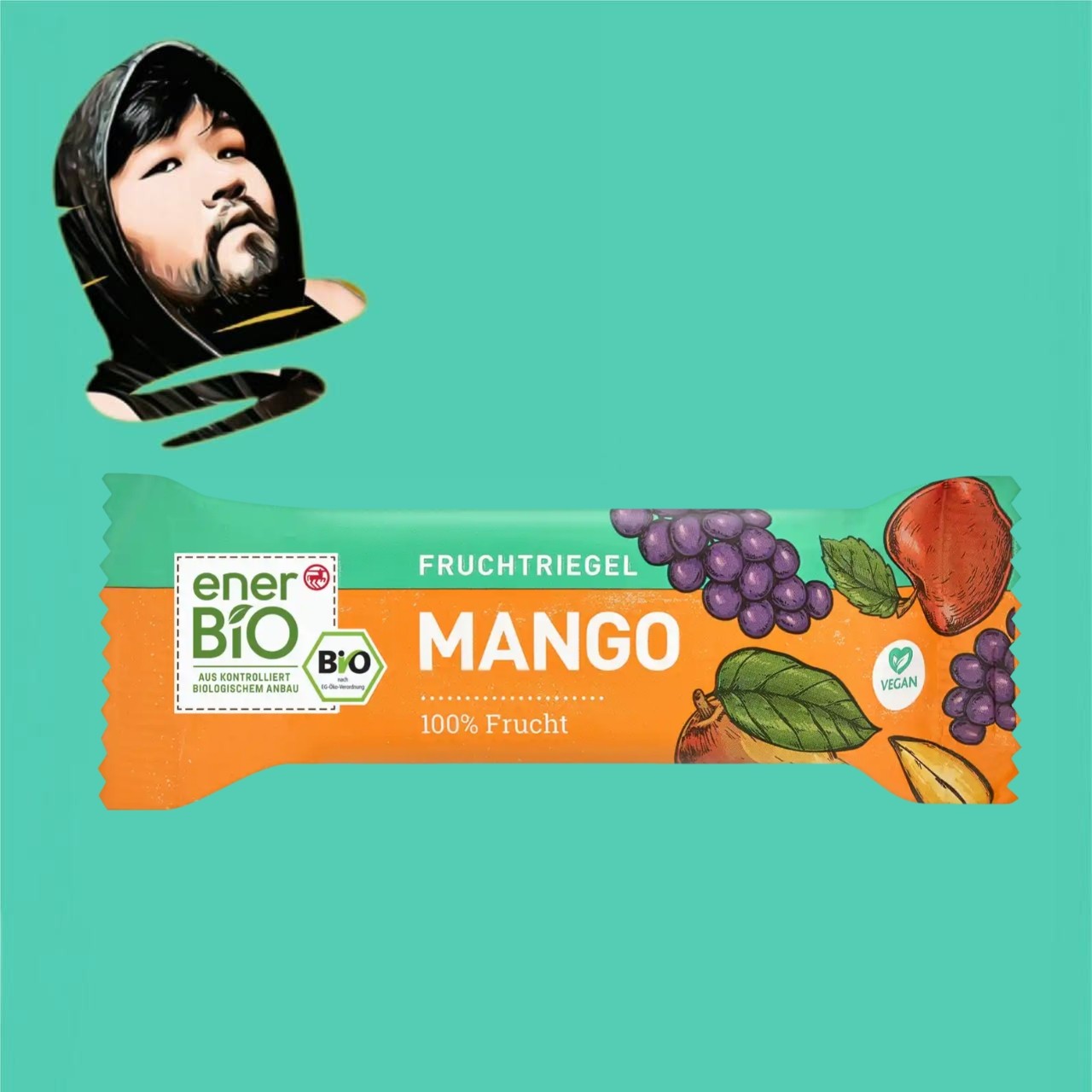 德国直邮【全场满300包邮】ener bio有机芒果水果条40g
