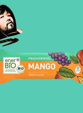 德国直邮【全场满300包邮】ener bio有机芒果水果条40g