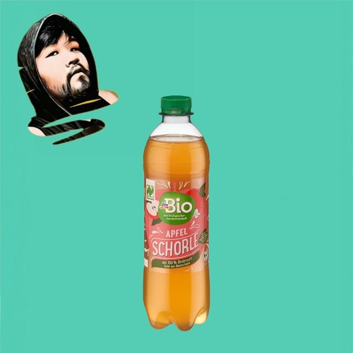 德国直邮【全场满300包邮】dmbio有机苹果苏打水500ml