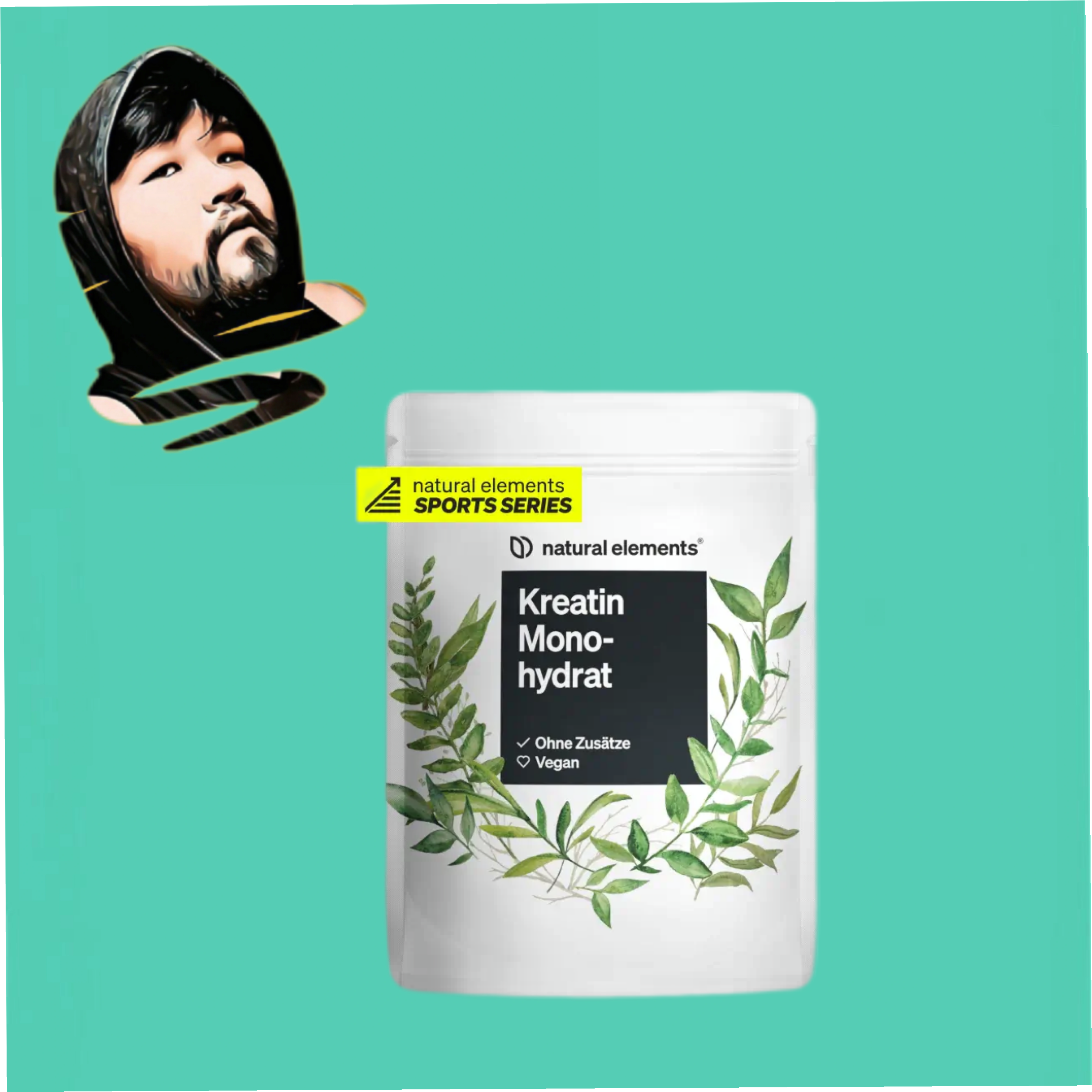 德国直邮【全场满300包邮】Natural elements一水肌酸500g