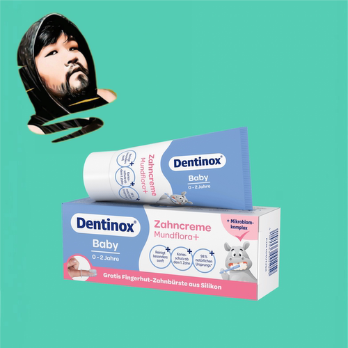 德国直邮【全场满300包邮】Dentinox 0-2岁宝宝牙膏30ml