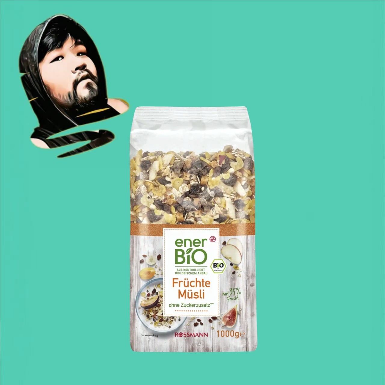 德国直邮【全场满300包邮】ener bio有机水果燕麦1.000g