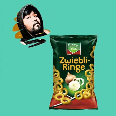 德国直邮【全场满300包邮】funny frisch洋葱圈薯片80g