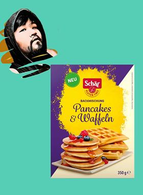 德国直邮【全场满300包邮】Schar无麸质煎饼华夫饼预拌粉350g
