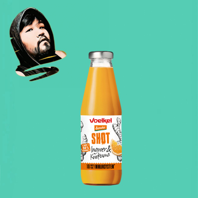 德国直邮【全场满300包邮】Voelkel有机demeter姜黄姜汁500ml