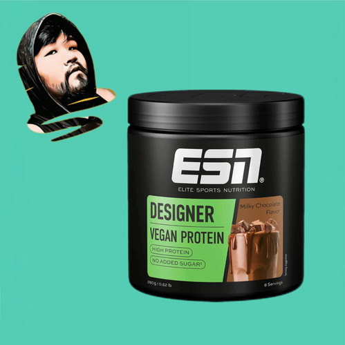 德国直邮【全场满300包邮】ESN纯素牛奶巧克力味蛋白粉280g