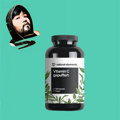 德国直邮【全场满300包邮】Natural elements维生素C囊粒365粒