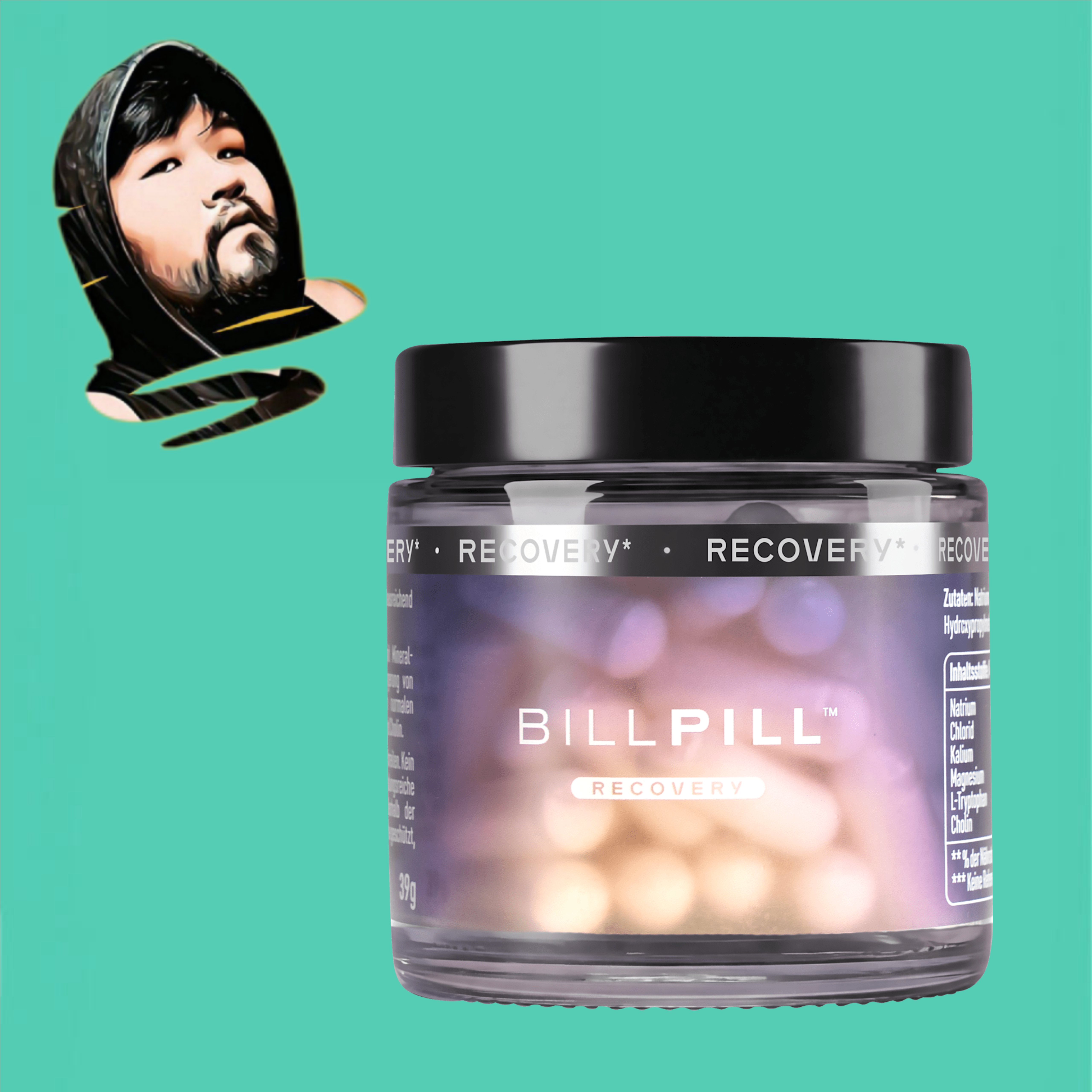 德国直邮【全场满300包邮】BILLPILL活力复合维生素软糖48粒