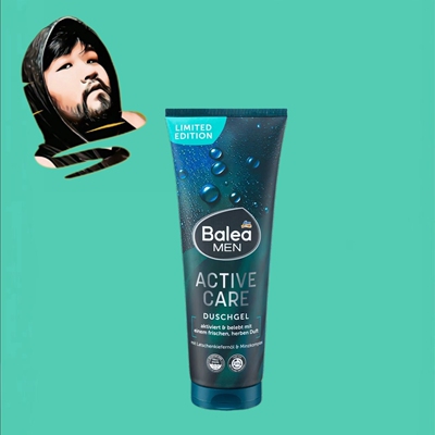 德国直邮【全场满300包邮】Balea男士积极护理沐浴露250ml