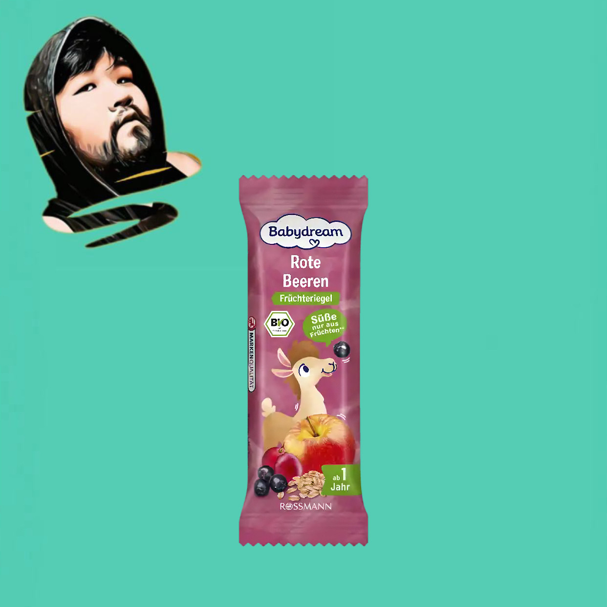 德国直邮【全场满300包邮】Babydream有机1岁+莓果水果条25g*4