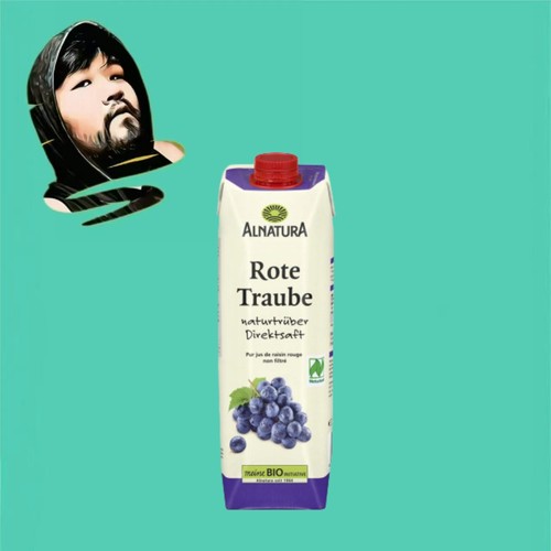 德国直邮【全场满300包邮】Alnatura有机葡萄汁1L
