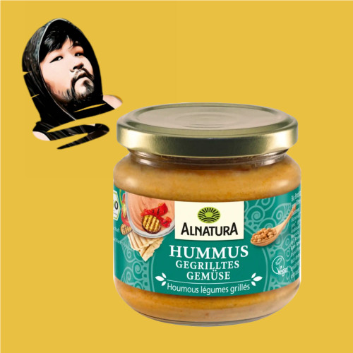 德国直邮【全场满300包邮】Alnatura有机鹰嘴豆烤蔬菜抹酱180g