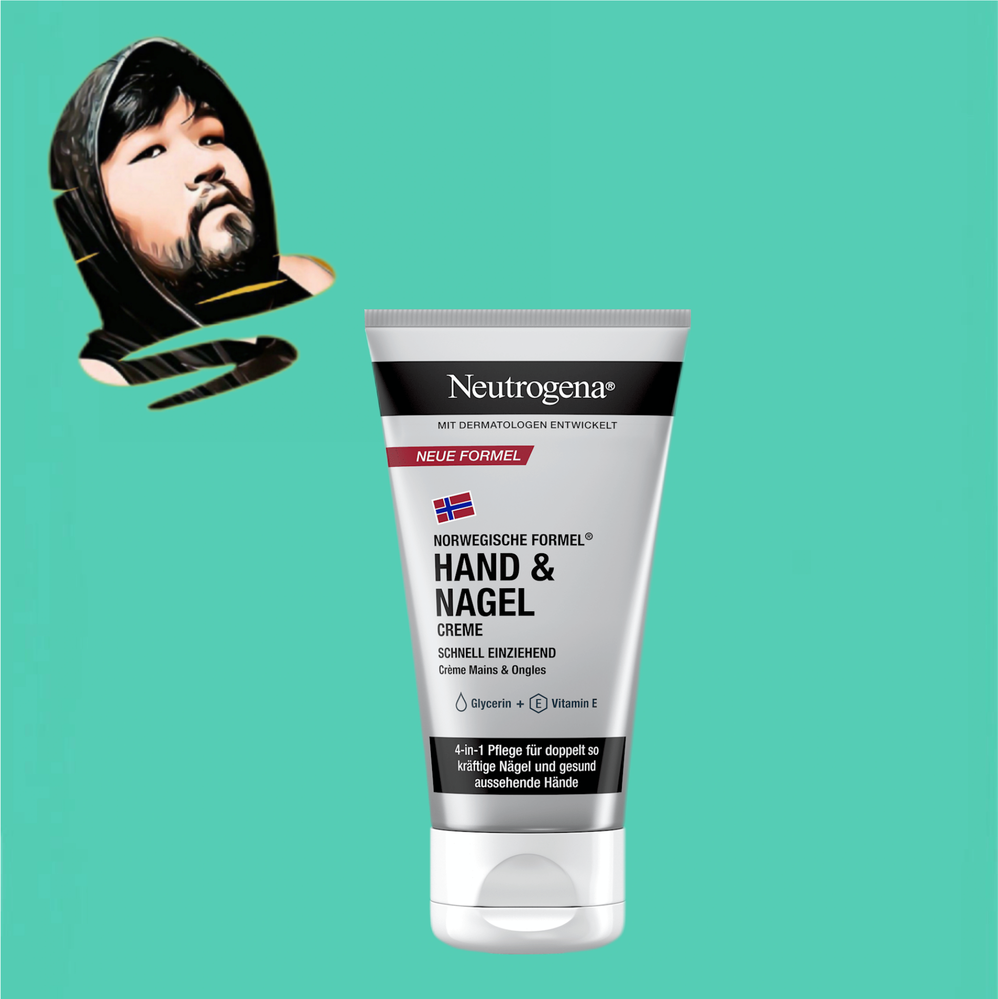 德国直邮【全场满300包邮】Neutrogena手部指甲吸收乳霜75ml