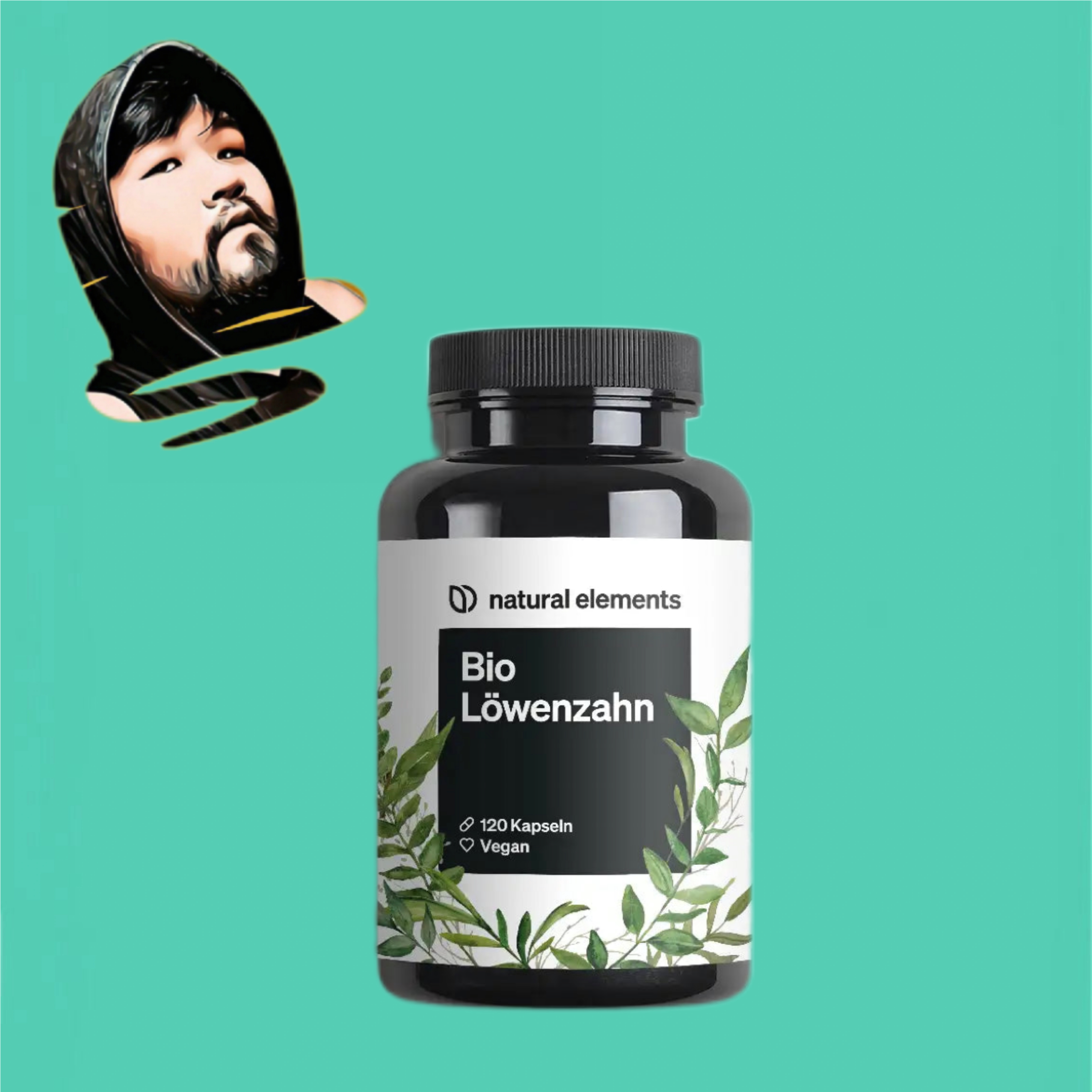 德国直邮【全场满300包邮】Natural elements有机蒲公英精华120粒