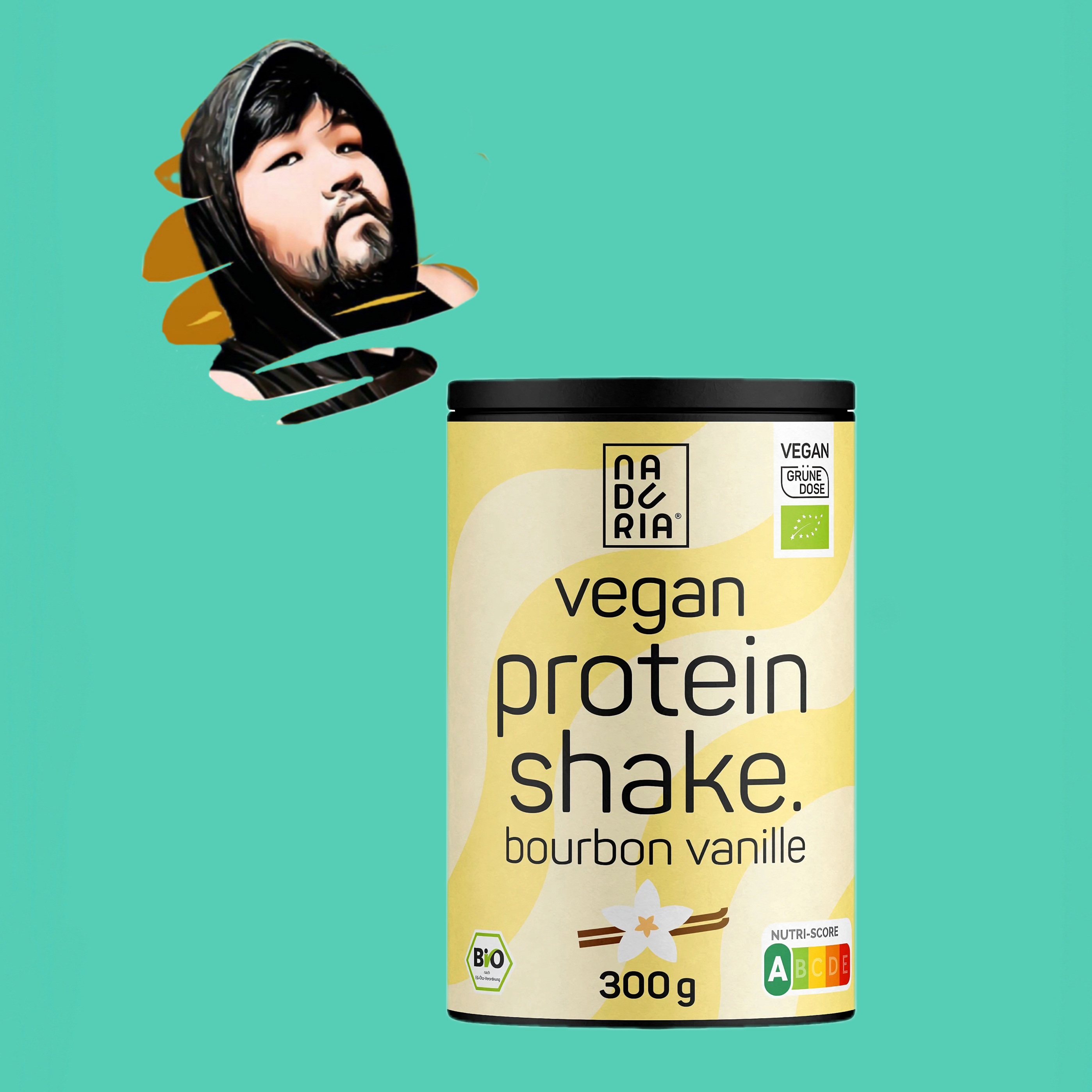 德国直邮【全场满300包邮】Naduria香草味纯素蛋白粉300g