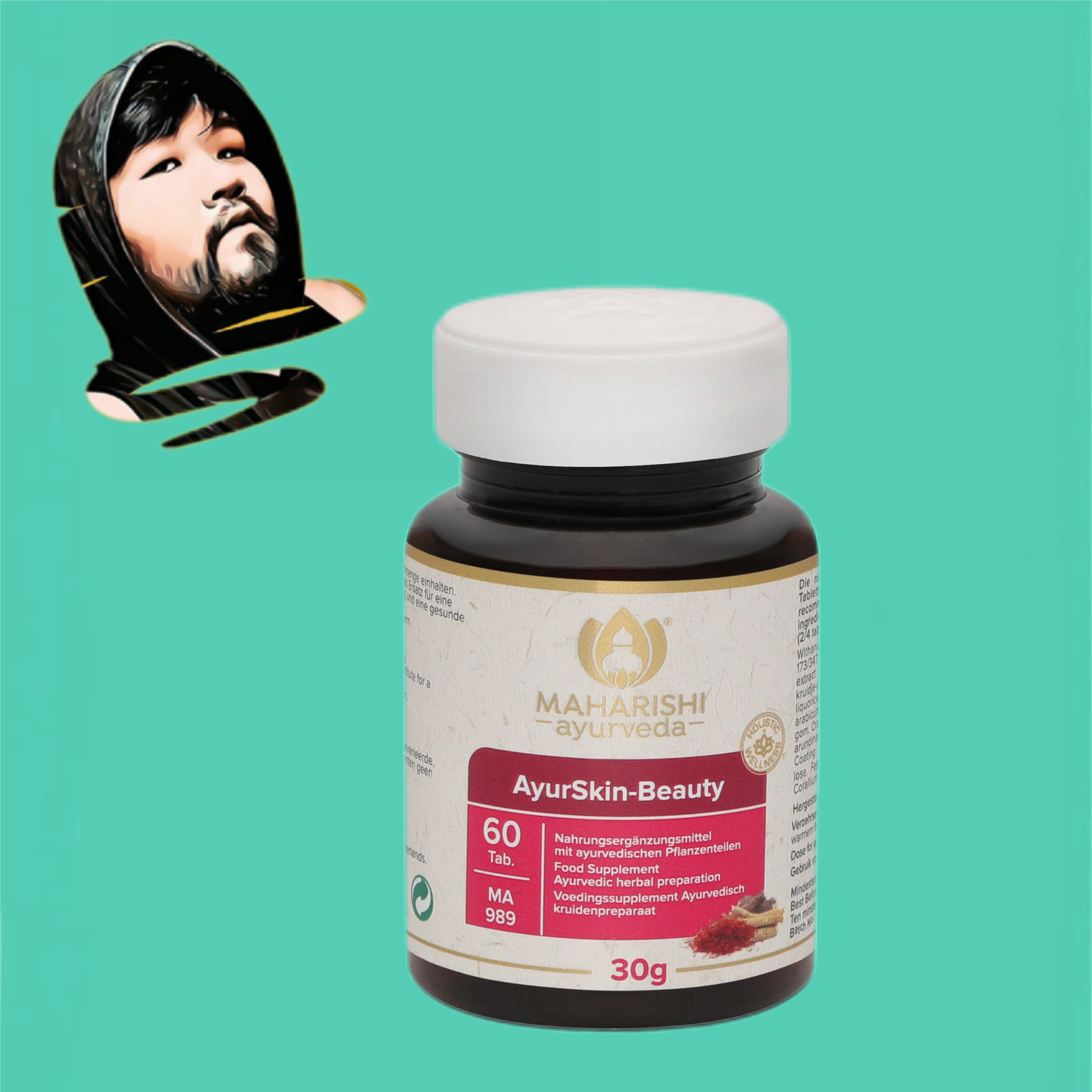 德国直邮【满300包】MAHARISHI 阿育吠陀东方草药提取物维生素30g