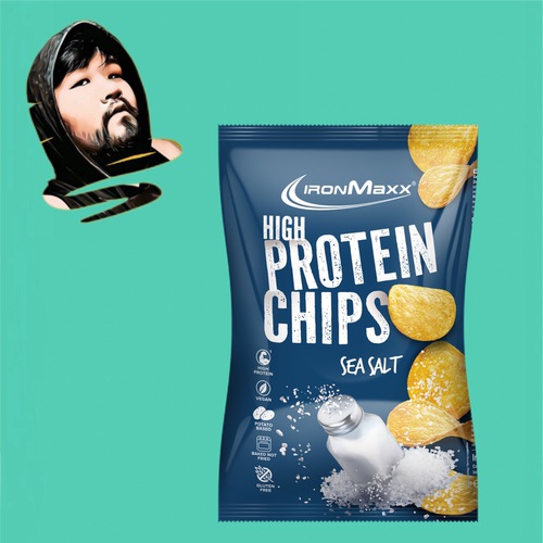德国直邮【全场满300包邮】IronMaxx高蛋白薯片合集60g