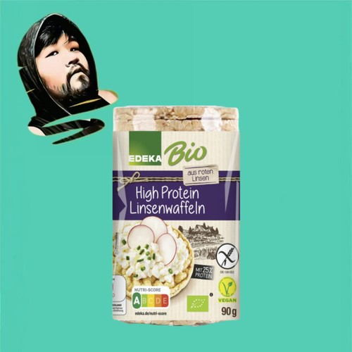 德国直邮【全场满300包邮】EDEKA有机小扁豆华夫饼90g