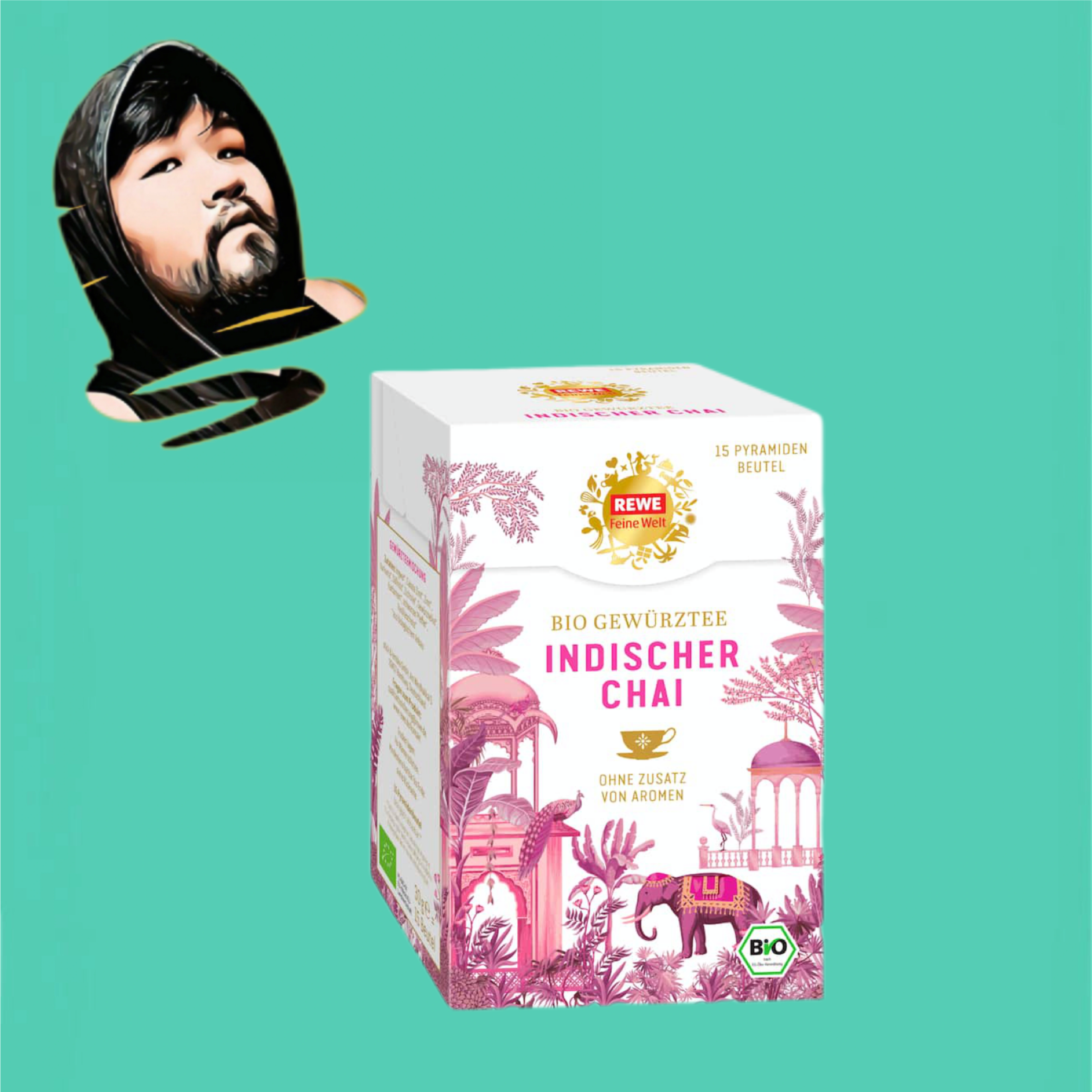 德国直邮【全场满300包邮】Rewe有机印式香料茶30g