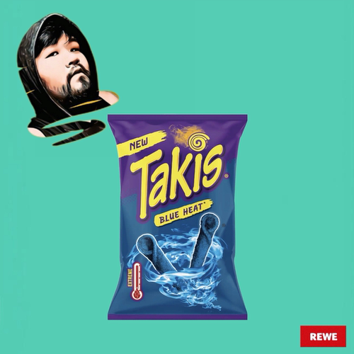 德国直邮【全场满300包邮】Takis蓝色之心薯卷100g