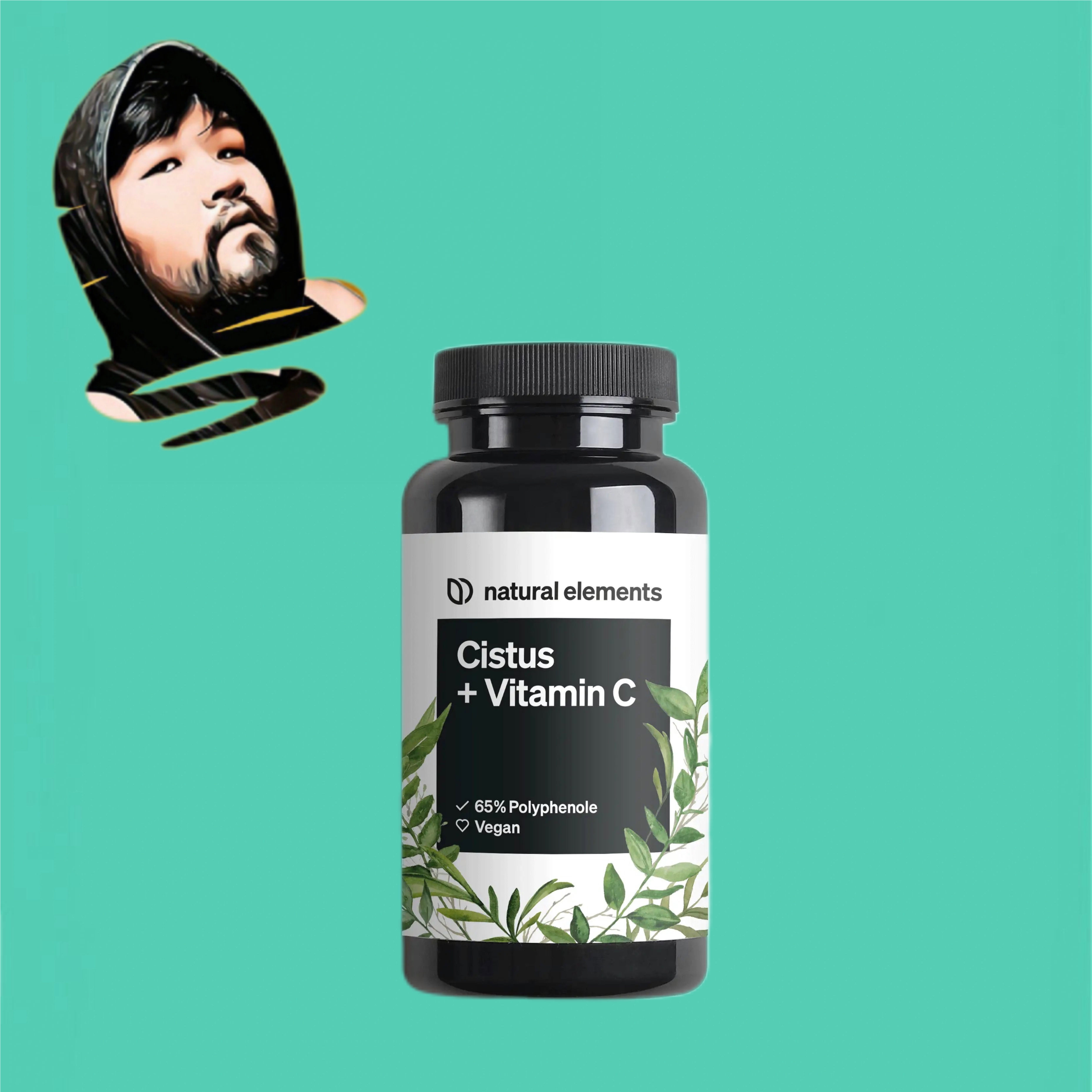 德国直邮【全场300包邮】Natural elements野蔷薇维生素c囊粒90粒