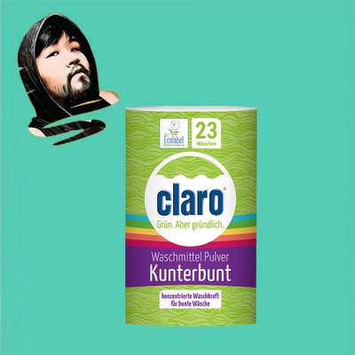 德国直邮【全场满300包邮】Claro彩色衣物洗衣粉650g