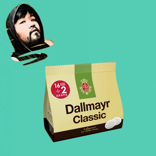 德国直邮【全场满300包邮】Dallmayr经典咖啡垫124g