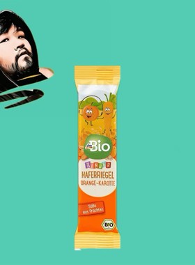 德国直邮【全场满300包邮】dm bio3岁+有机橘子燕麦水果条30g