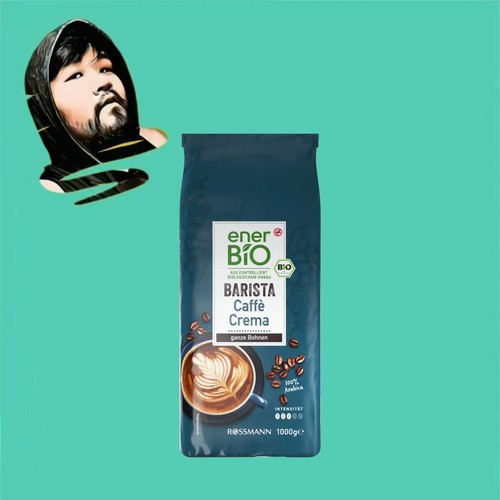 德国直邮【满300包邮】ener bio有机咖啡师系列奶油咖啡豆1kg