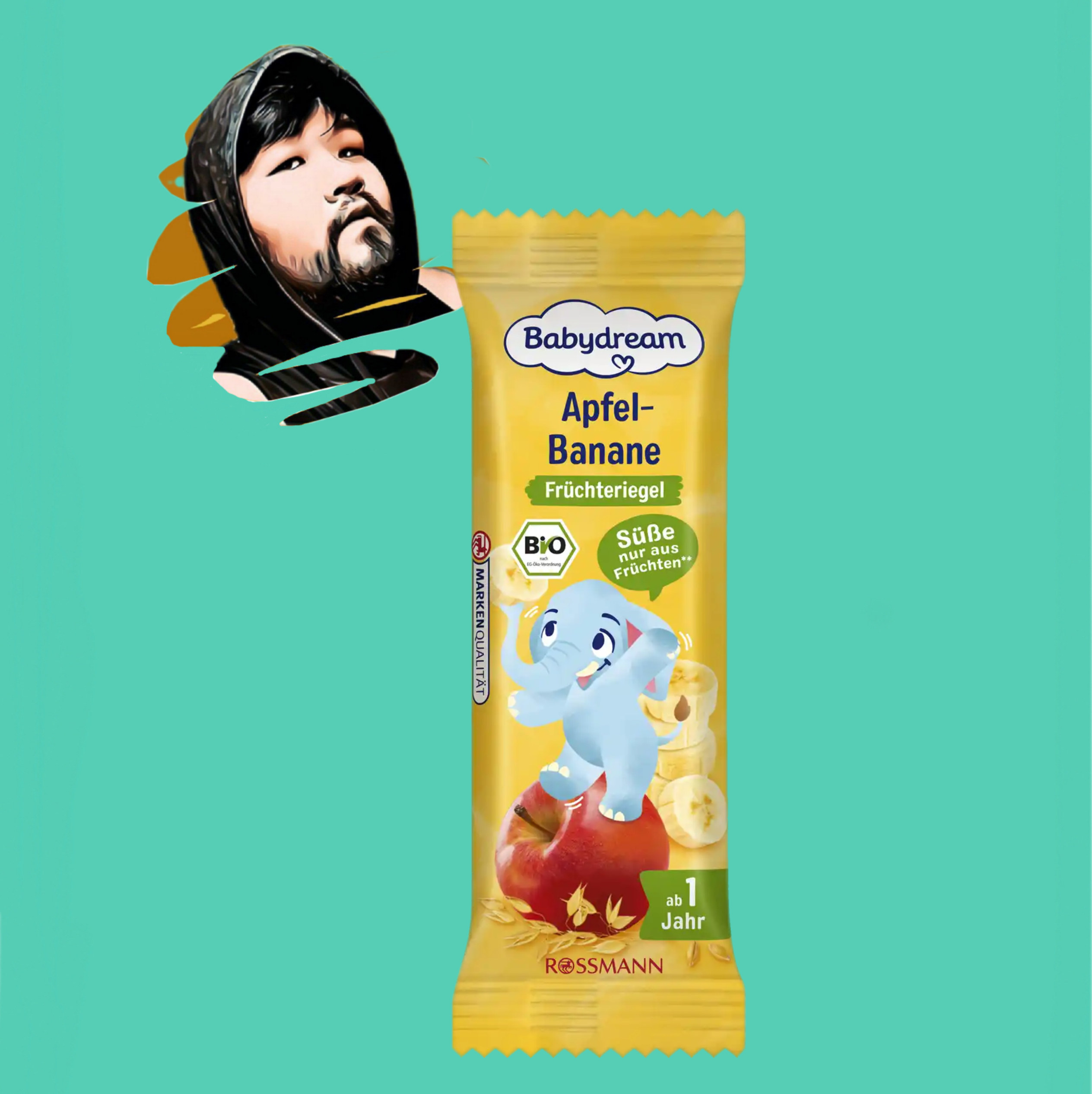 德国直邮【全场满300包邮】babydream1岁+有机水果谷物棒3×25g