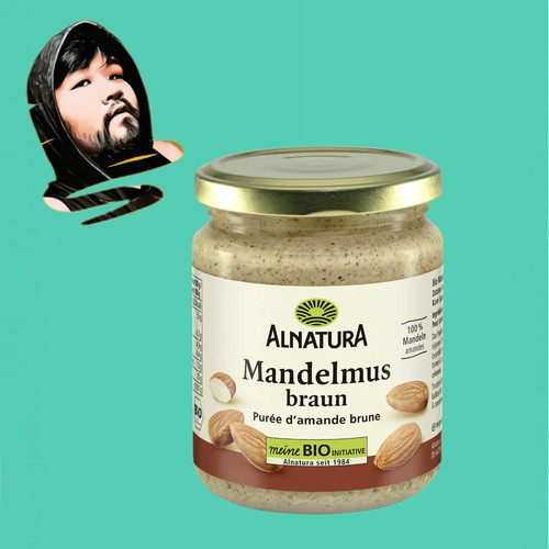 德国直邮【全场满300包邮】Alnatura有机烤杏仁慕斯抹酱250g