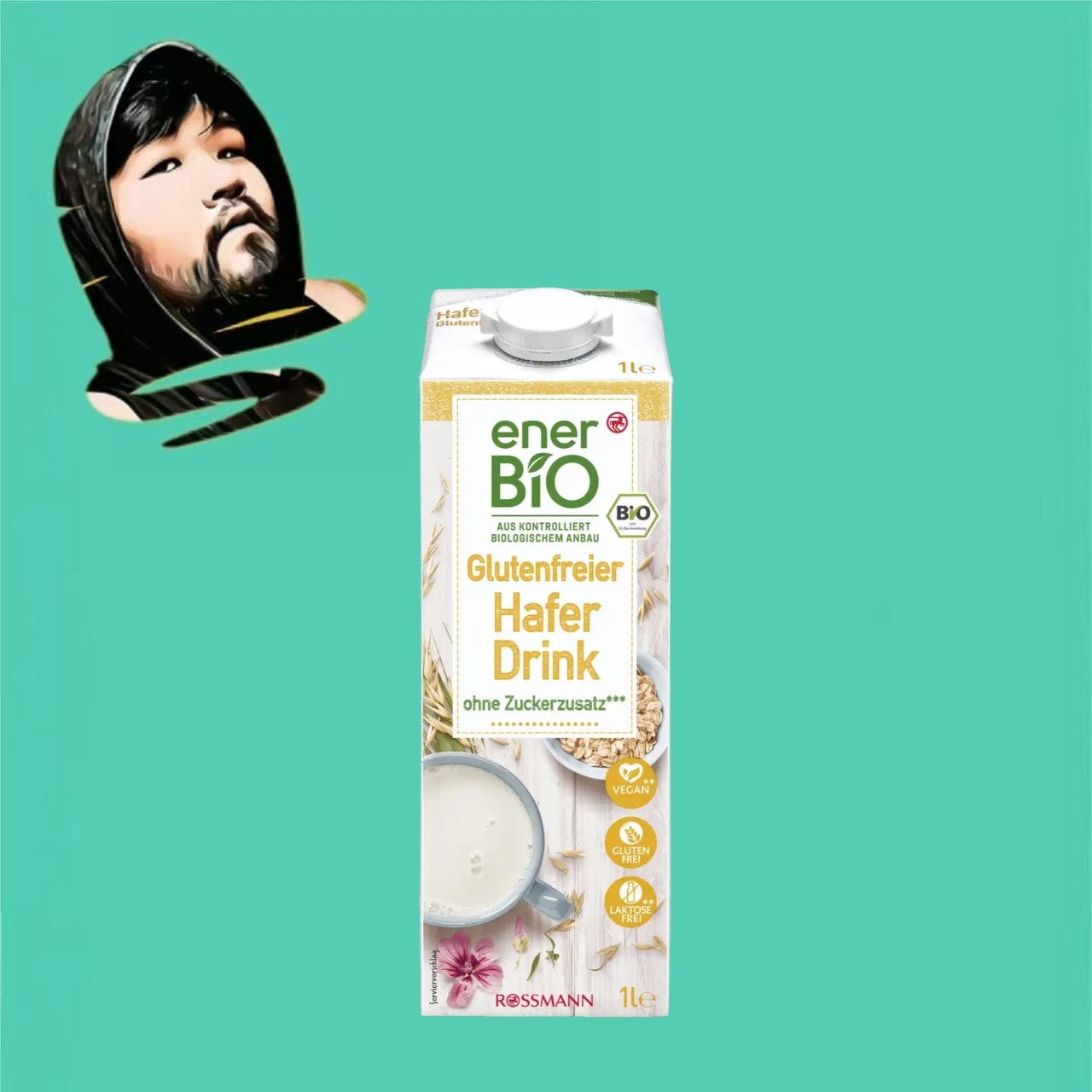 德国直邮【全场满300包邮】ener Bio有机无麸质燕麦奶1L