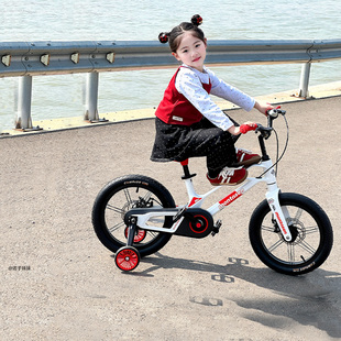 萌大圣MB07儿童自行车3-9岁女孩男孩女童轻便镁合金单车可滑可骑