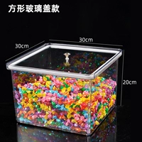 Коробка уплотнения 30*30*20+стеклянная крышка