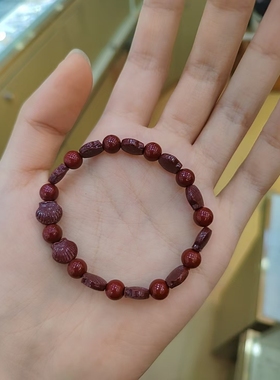 朱砂贝壳手链时尚百搭经典男女同款手串