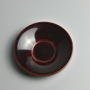 日本回流大漆碟子杯垫壶承特惠旧物轻微划痕