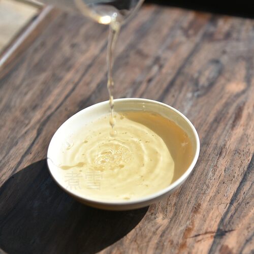 煮雪定窑传世系列素面浅口高足杯