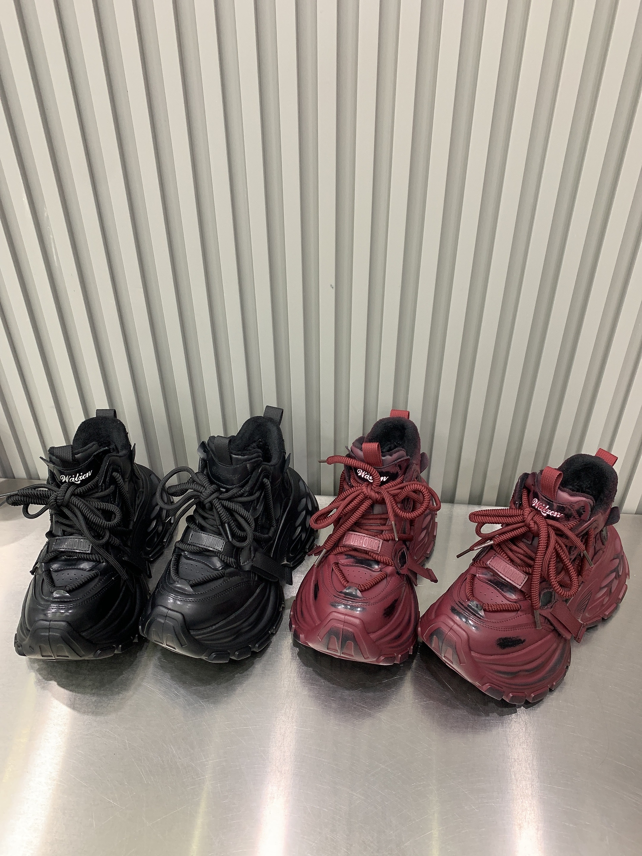 加绒厚底老爹鞋女2025冬新款小个子内增高百搭系带休闲运动松糕鞋