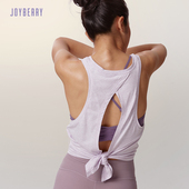 Joyberry 舒适圆领 背心 罩衫 上衣 可系带 无袖 Tank 修身 Beyond